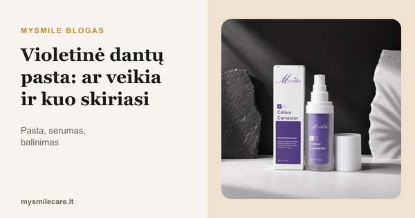 MySmile V34 violetinis dantų spalvos korektorius