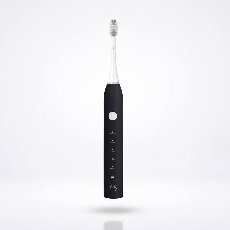 MySmile Sonic elektrinis dantų šepetėlis, juoda spalva