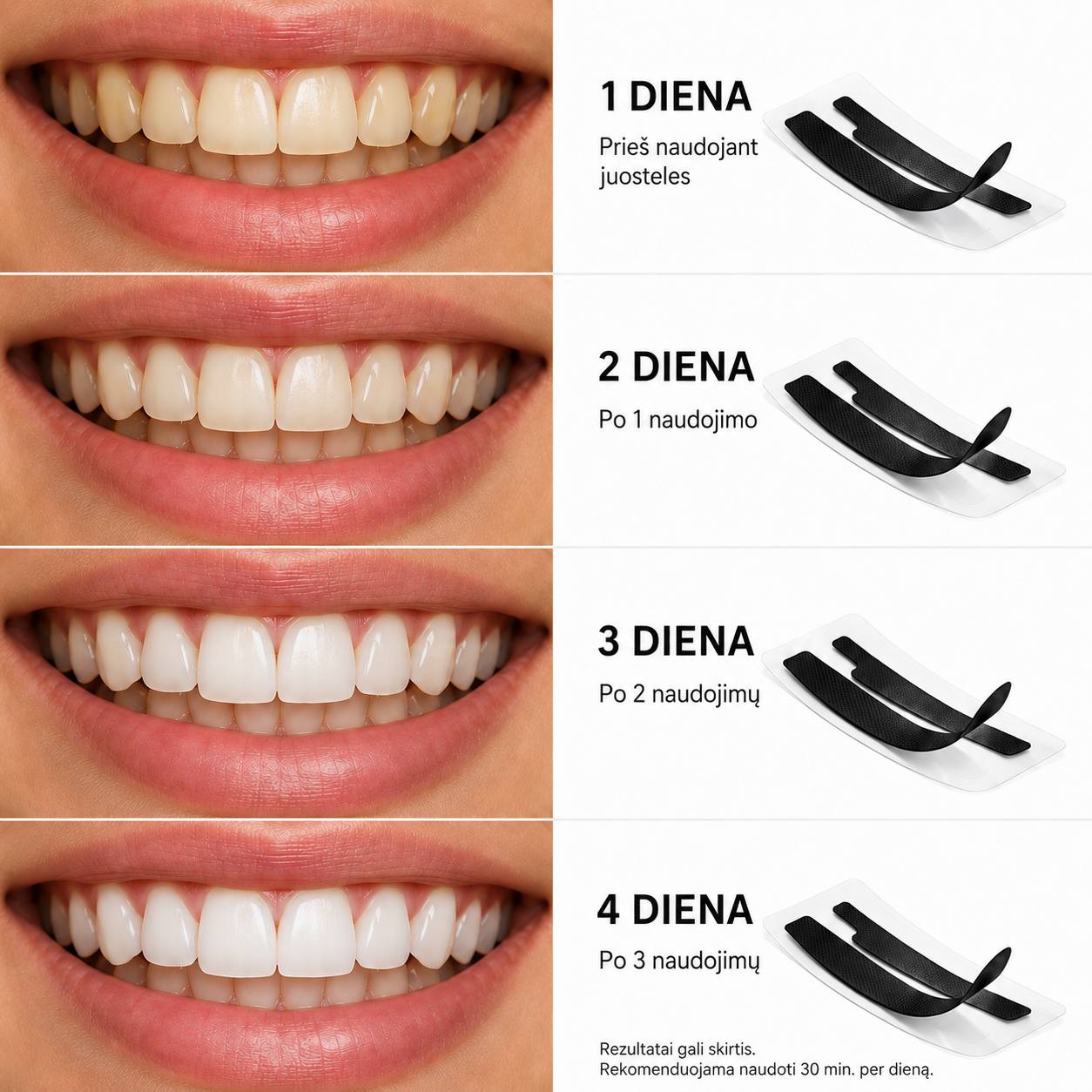MySmile | PAP+ Dantų Balinimo Juostelės